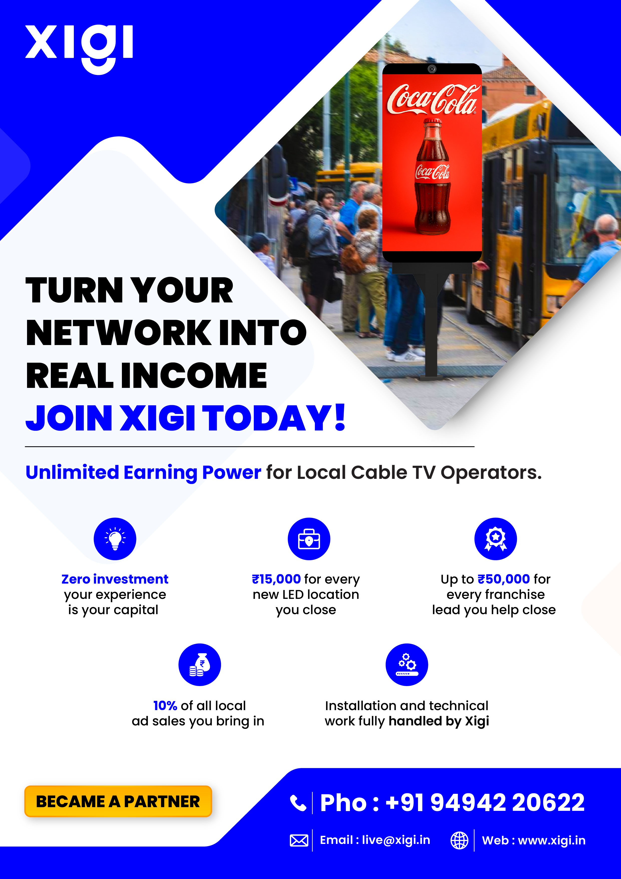 Xigi Cable Ad Poster